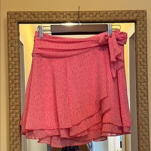 Aerie Pink Wrap Skirt